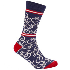 Sokken 'Le Patron' Bicycle socks donkerblauw 35-38