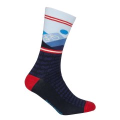 Sokken 'Le Patron' Mountain socks donkerblauw 35-38