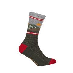 Sokken Le Patron 'Mountain socks' (green)