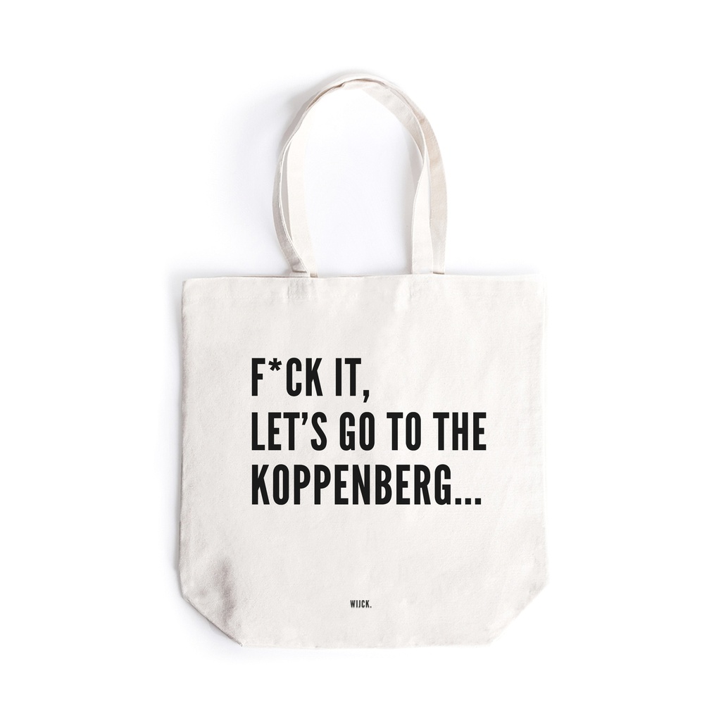 Totebag Cobbles 'F*ck it, Let's go to the Koppenberg'