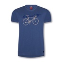 T-shirt Le Patron 'La Bicyclette' (Limoges blue)