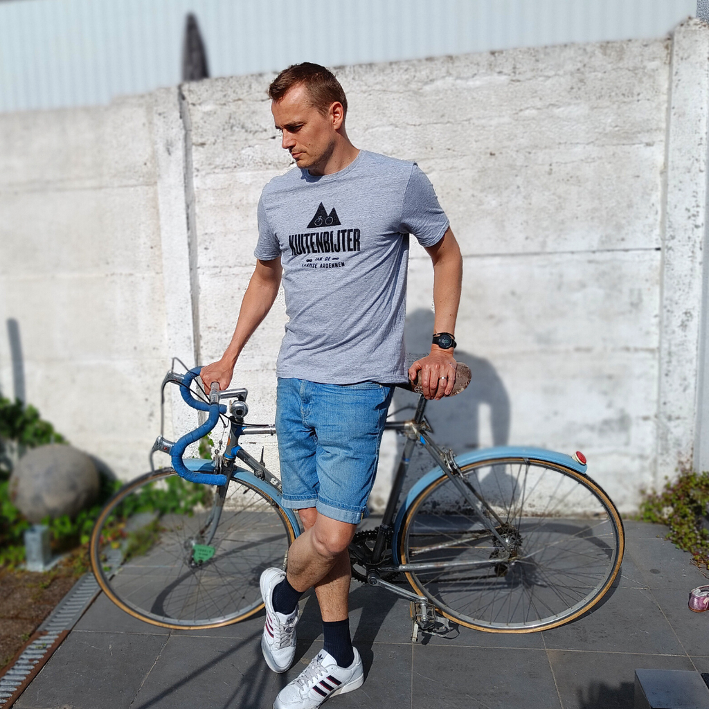 T-shirt 'Kuitenbijter' (grey) (S)