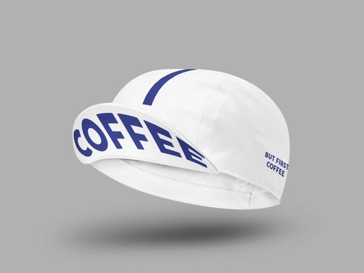 Retropet 'But first coffee' (white)