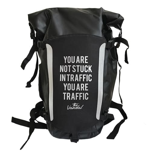 Rugzak 'You are not stuck in traffic' (black)