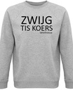 Sweater 'Zwijg tis koers' (M/grey)