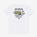T-shirt 'Eat pasta' (white)