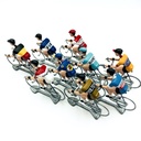 Miniatuur fietsen ' Matthieu Van Der Poel ' (set van 6)