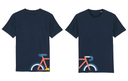 T shirt Cobbles 'Bikearound' Navy blue